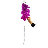 Haste de Orquídea com 07 botões Pink Escuro
