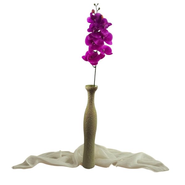 Haste de Orquídea com 07 botões Pink Escuro