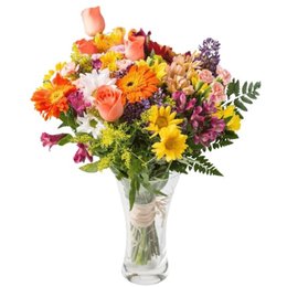 Imagem de Arranjo Médio de Flores do Campo Coloridas