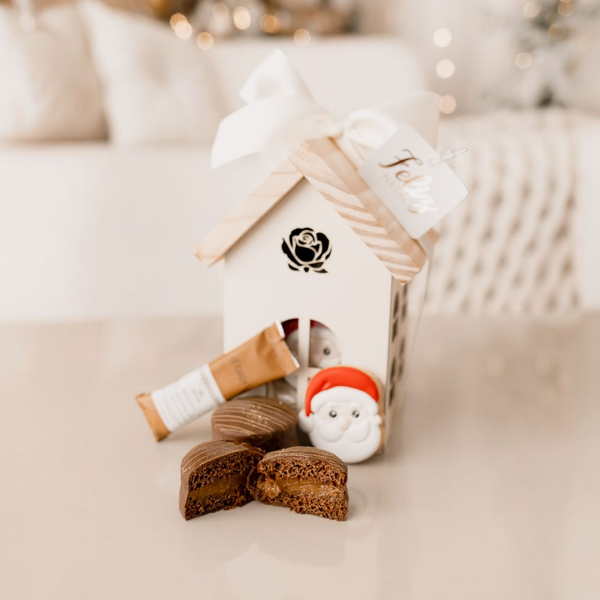 Cesta Presente Casinha do Noel Especial Natal