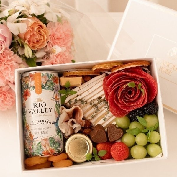 Cesta Presente Fleur Rosé