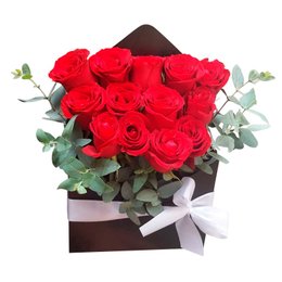Imagem de Caixa de Rosas Vermelhas