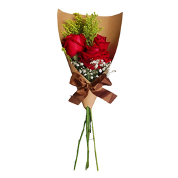 Imagem de Trio de Rosas Vermelhas