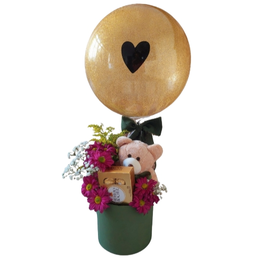 Imagem de Caixa Chocolate Pelúcia e Balão