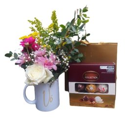 Imagem de Flores na Caneca Vó