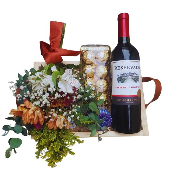 Cesta de Presente Bem Estar Completa