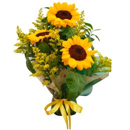 Imagem de Buquê de Girassóis Luxo