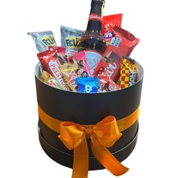 Imagem de Cesta de Doces E Aperitivos Pequena