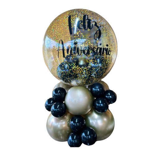 Arranjo de Mesa de Balões Bubbles