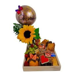 Imagem de Cesta de Café da Manhã Encanto e Parabéns