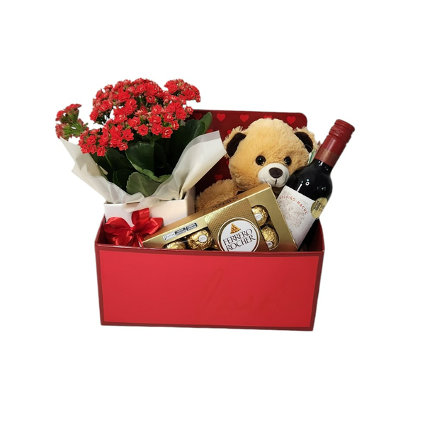 Cesta Para Presente Love Vermelha