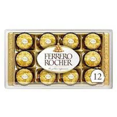 Bombom Ferrero Rocher Bandeja 150g 12 Unidades