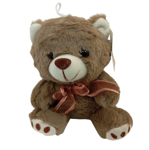  Urso de Pelúcia 20 cm Fofo Marrom Claro