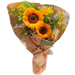 Imagem de Mini Buque com 2 girassois