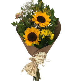 Imagem de Buquê com 02 Flores de Girassol 
