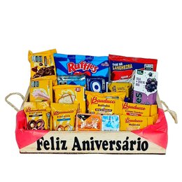 Imagem de Cesta de Aniversário Café da Manhã Média