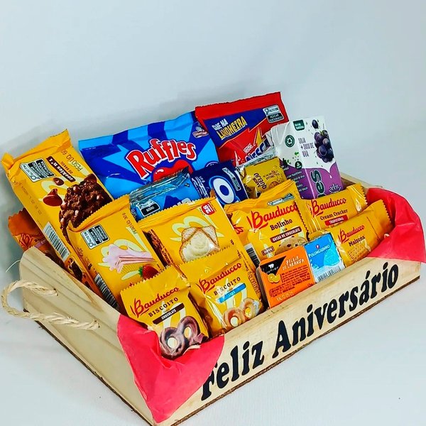 Cesta de Aniversário Café da Manhã Média