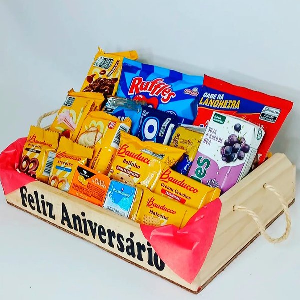 Cesta de Aniversário Café da Manhã Média