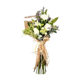 Imagem de Ramalhete Queen Branco Clássico