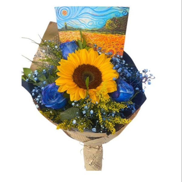 Buquê 'Girassóis de Van Gogh'