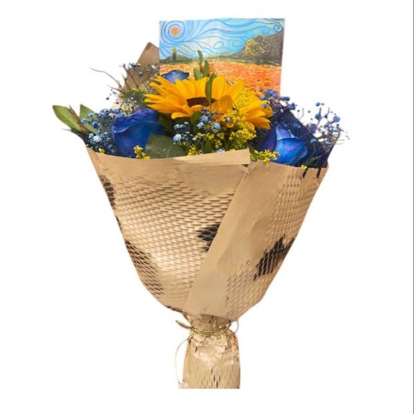Buquê 'Girassóis de Van Gogh'