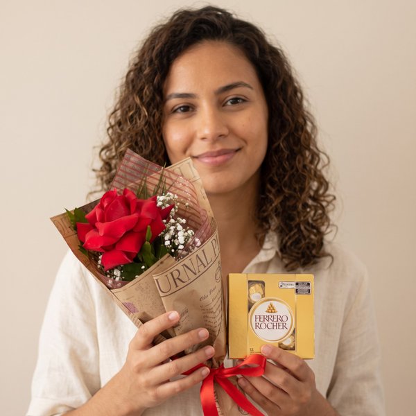Rosa Vermelha & Ferrero Rocher 4un