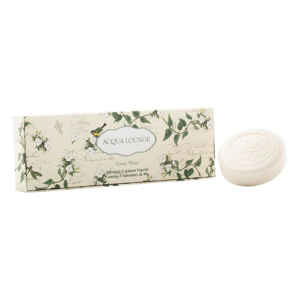 Kit Sabonetes com Estojo Paris Green Water