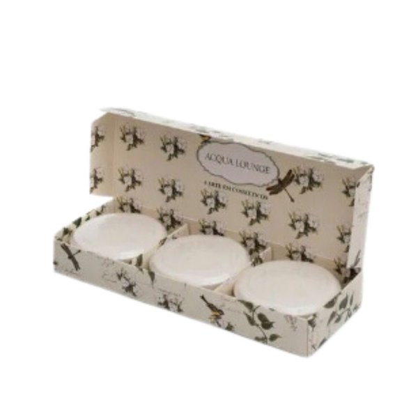 Kit Sabonetes com Estojo Paris Green Water