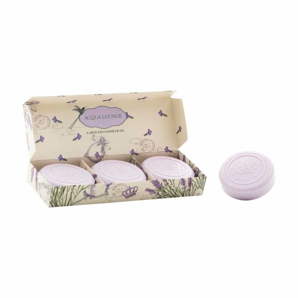 Kit Sabonetes com Estojo Paris Lavande