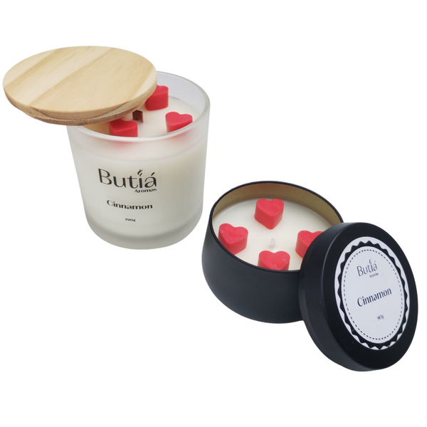Kit 2 Velas Aromáticas 190 gr e 90 gramas