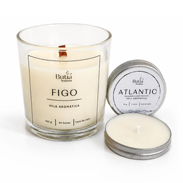 Imagem de Kit Aromática de Vela Figo & Brisas do Mar