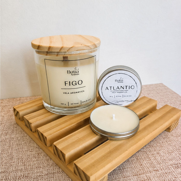 Kit Aromática de Vela Figo & Brisas do Mar