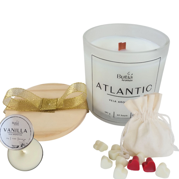 Kit Vela Aromática Brisa do Mar 