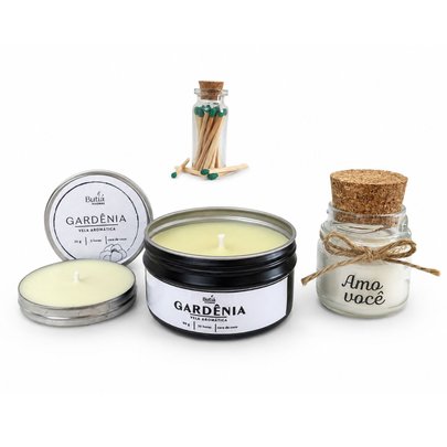 Kit Presente com Velas Aromáticas | Aroma Floral