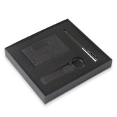 Kit Escritório Chaveiro, Caneta e Porta Cartões