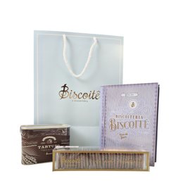 Imagem de Kit Livro com Biscoitos Amanteigados e Chocolate 