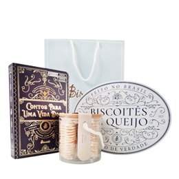 Imagem de Kit Biscoitos de Queijo e Tubê de Chocolate Biscoitê