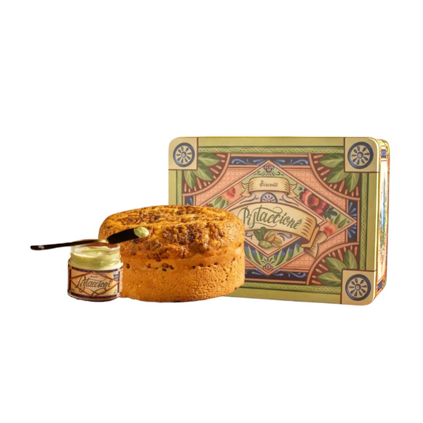 Lata Panettone Pistaccionê Biscoitê