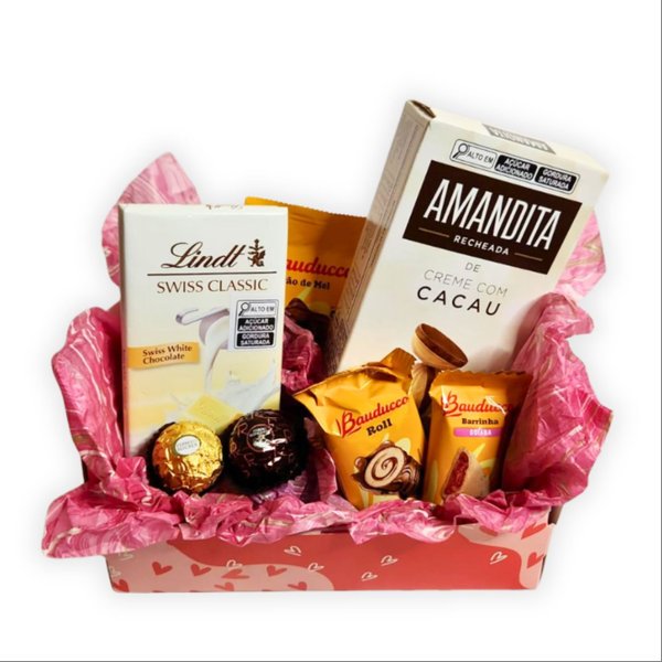 Cesta Amor Sem Medidas: Lindt e Ferrero