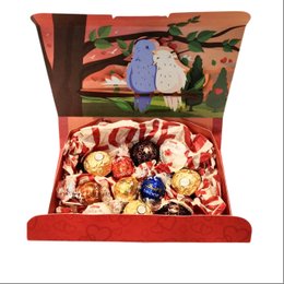 Imagem de Cesta: O Tempo Voa com Você - Lindt & Ferrero Edition