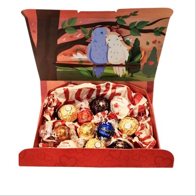 Cesta: O Tempo Voa com Você - Lindt & Ferrero Edition