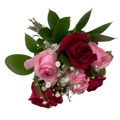 Buquê Alegria Duo 6 Rosas