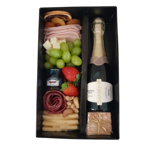 Box Celebrar Caixa Presente Tábua de Frios