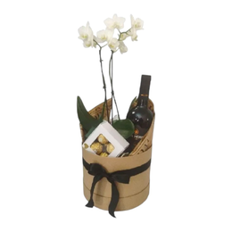 Imagem de Box Flores e Vinho