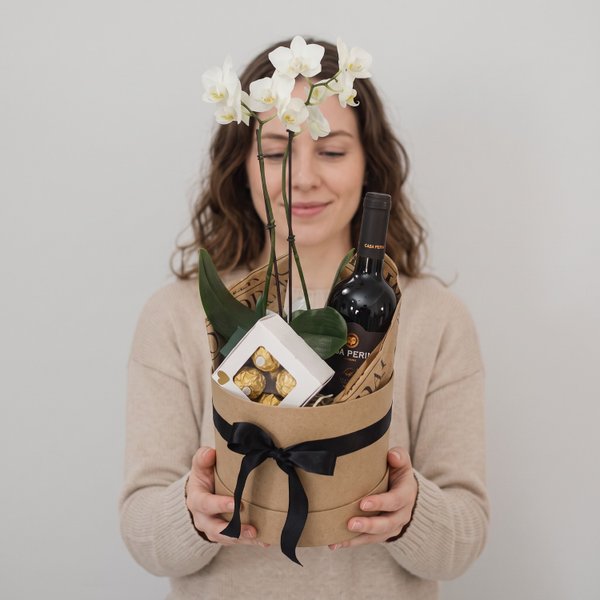 Box Flores e Vinho