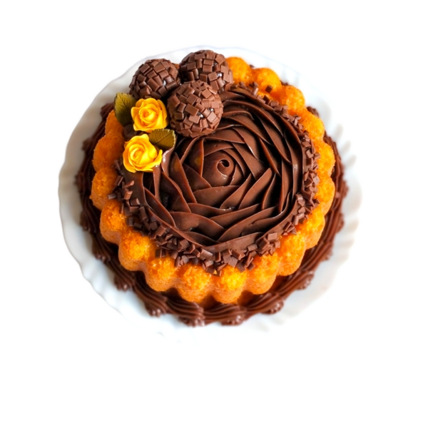 Bolo Charlote Cenoura 