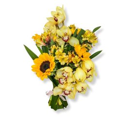 Imagem de Buquê Orquídea Dos Sonhos Amarelo