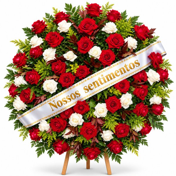 Coroa Fúnebre de Rosas