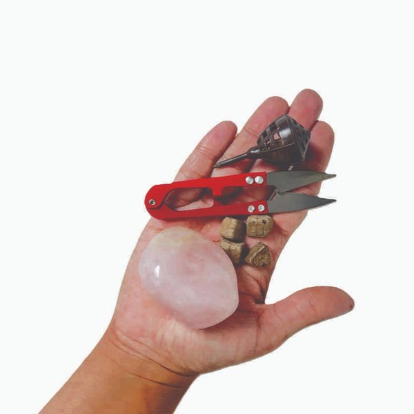 Kit Bonsai Piracanta 4 anos e Cristal Quartzo Rosa