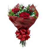 Buque encanto 04 rosas vermelhas